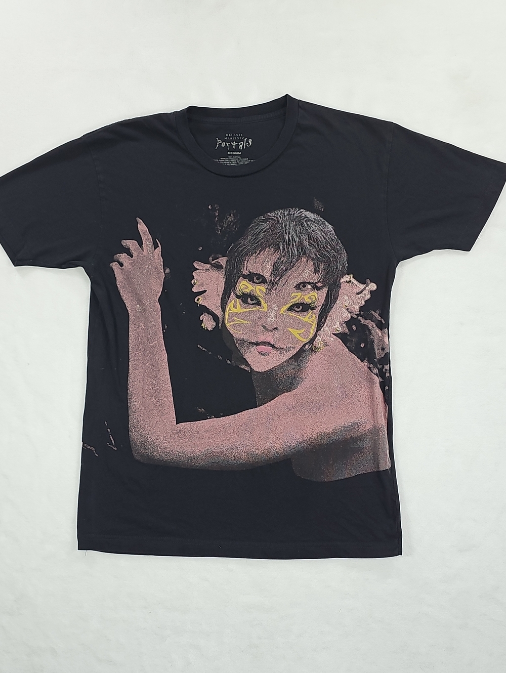Melanie Martinez Portals Tour Graphic T-Shirt Black Medium 100% Cotton Tee